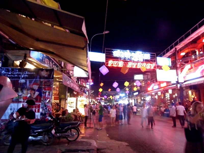 pub street, siem reap, cambodia