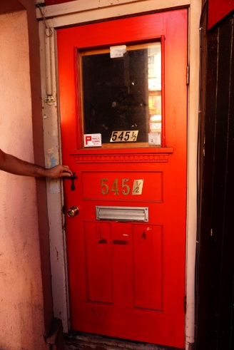 545 1/2 doorway, Fan Tan Alley, Victoria, BC, Canada