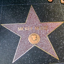Mickey Mouse star, Hollywood, LA, USA