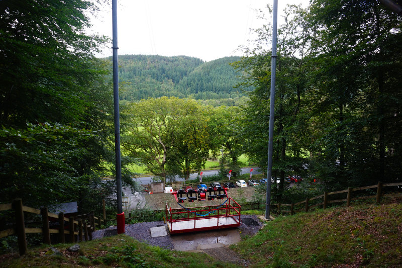 Giant swing, ZipWorld Fforest, Snowdonia, Wales