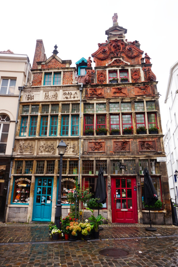 Beautiful buildings in Ghent, Belgium
