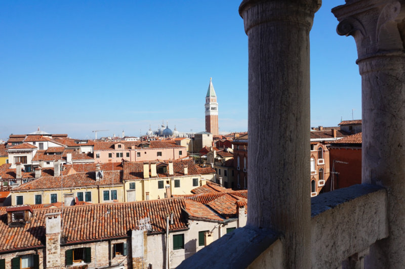 View from Contarini del Bovolo, Venice, Italy