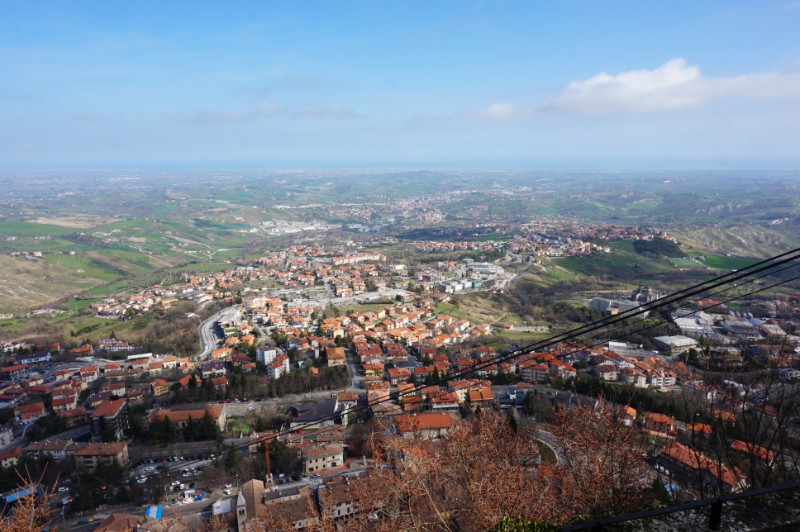 View over San Marino