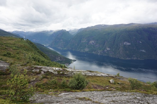 Overlooking Aurlandfjord, Norway